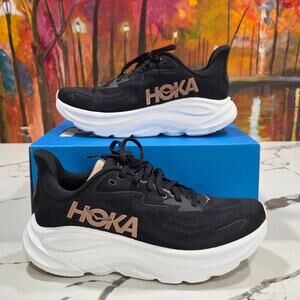 Hoka W Clifton 10 Rose Gold Womens Size 8B 1162031 BRGL Running Shoes